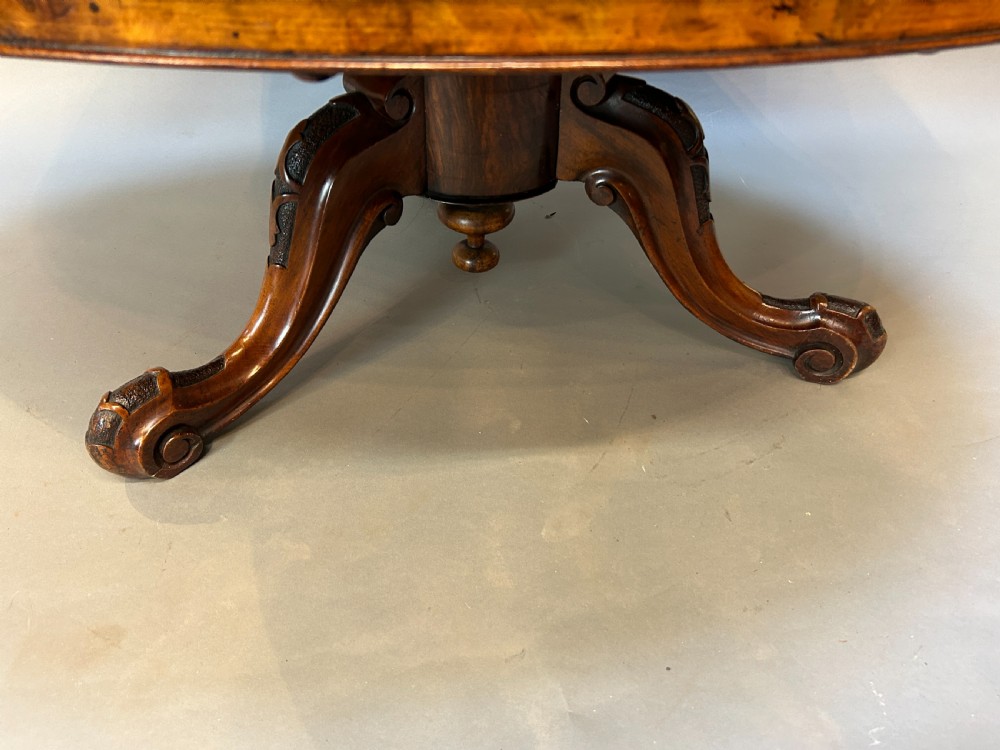 Victorian Burr Walnut Coffee Table View IV