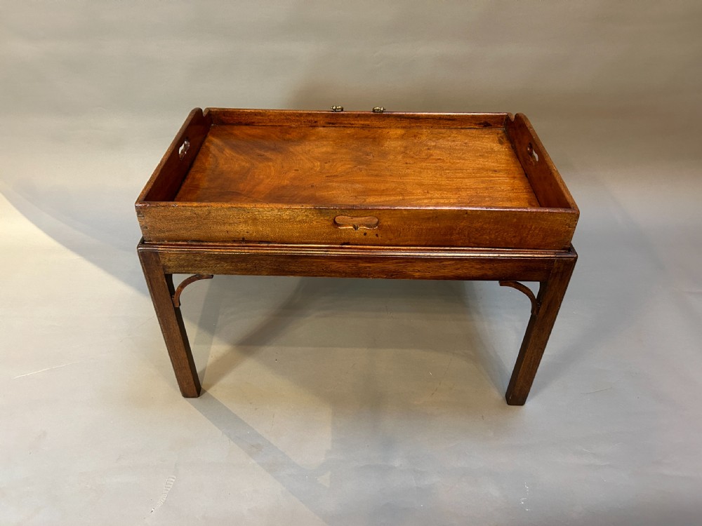 George III butlers coffee table View VII