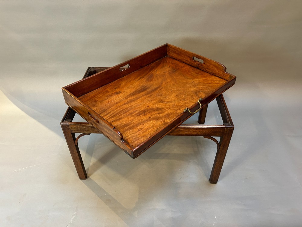 George III butlers coffee table View VIII