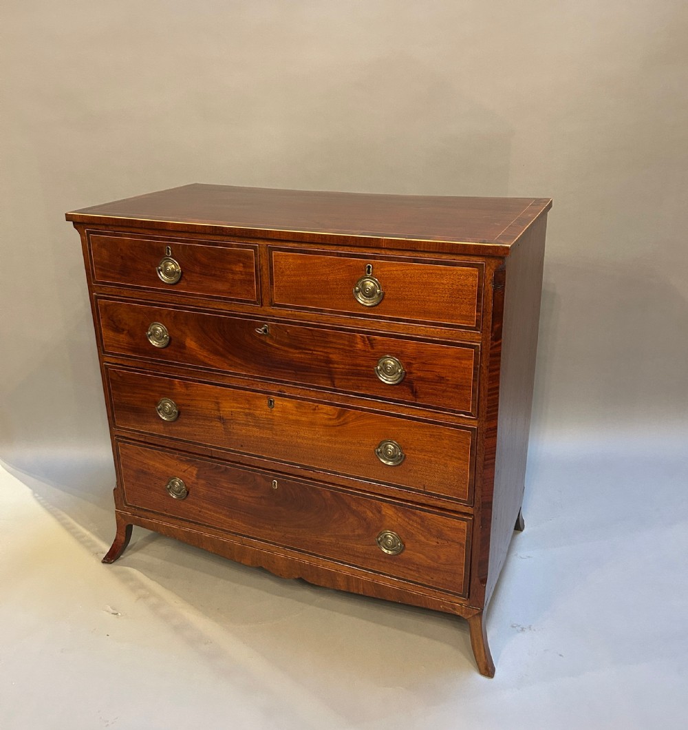 George III mahogany chest of drawers