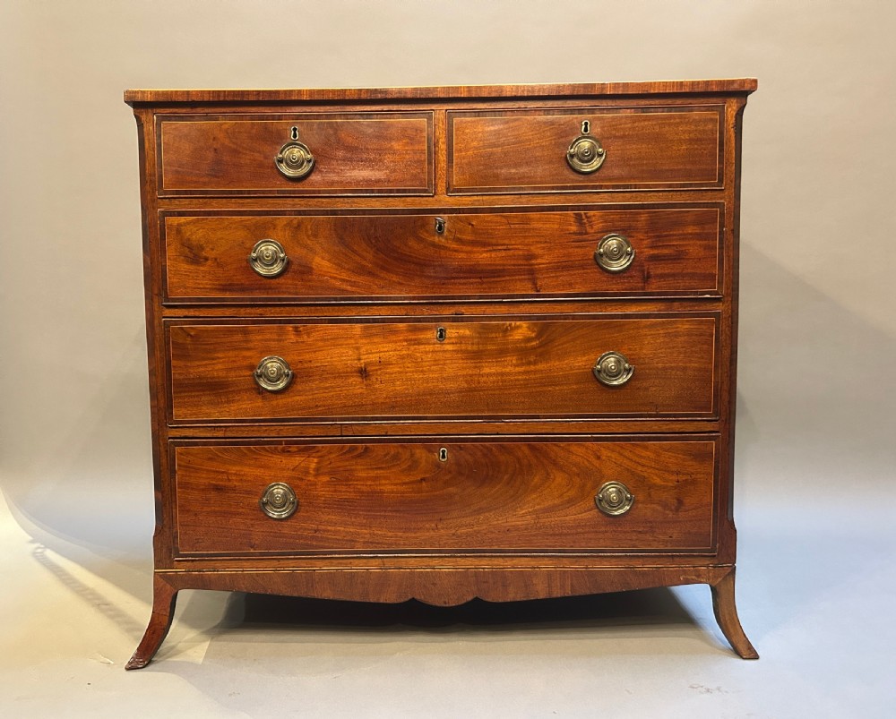George III mahogany chest of drawers View IV