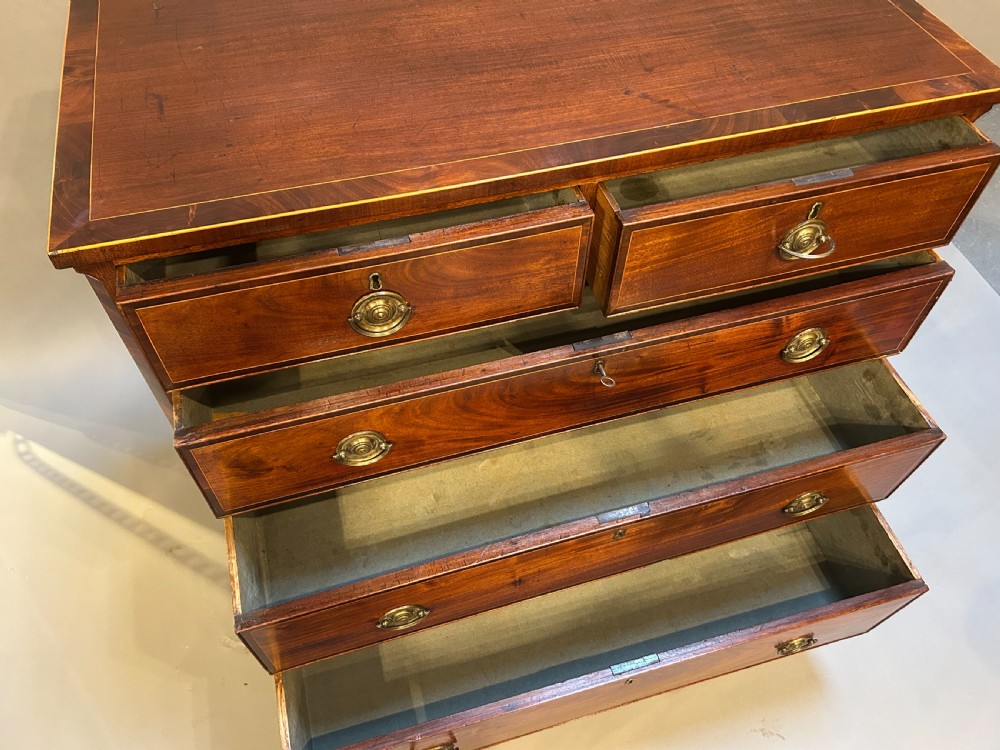 George III mahogany chest of drawers View VI