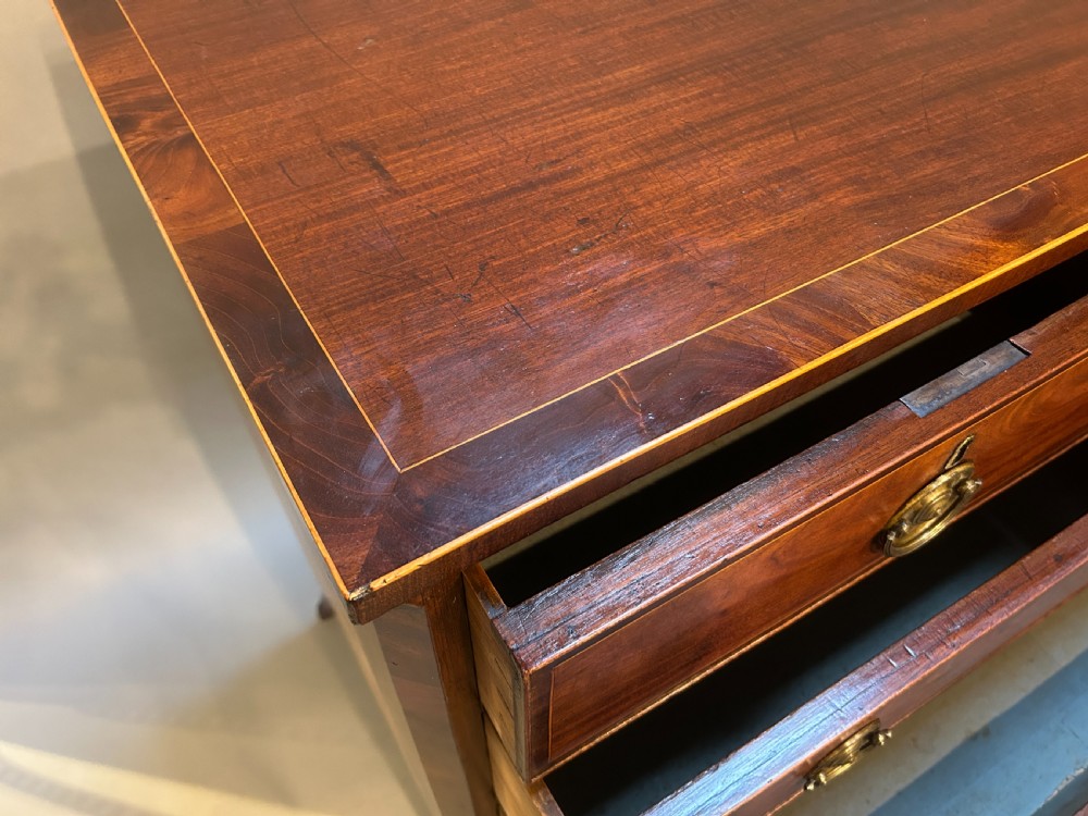 George III mahogany chest of drawers View VII