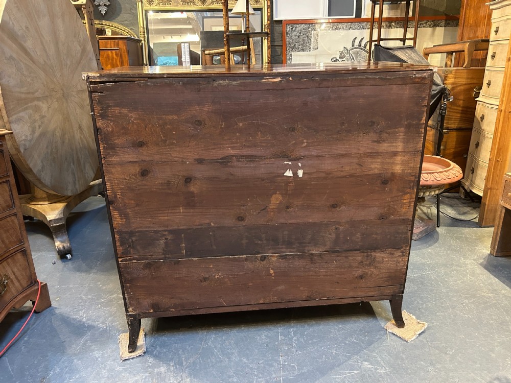 George III mahogany chest of drawers View XIII