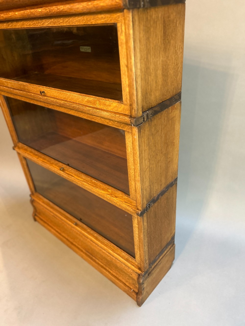 Globe Wernicke Oak Bookcase View II