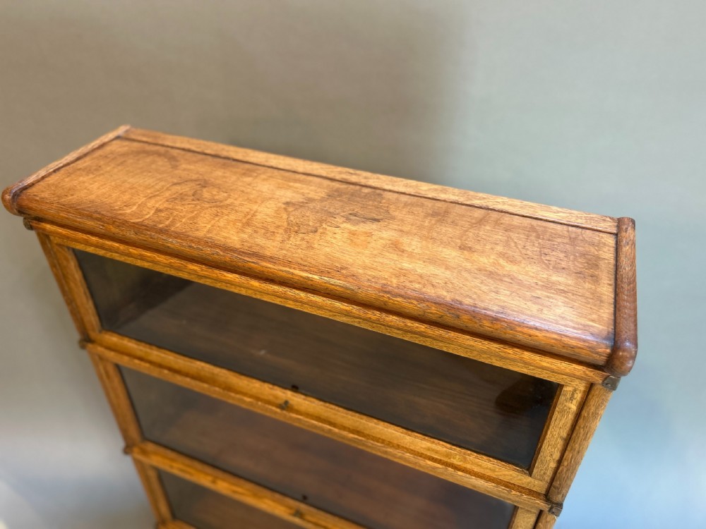 Globe Wernicke Oak Bookcase View III