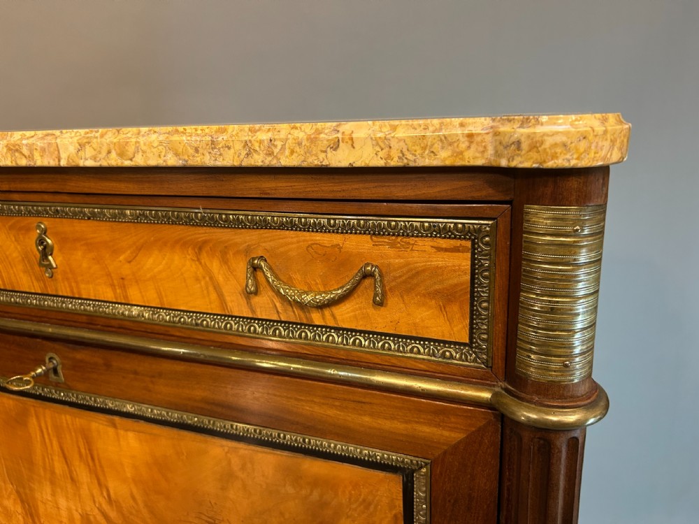 Louis XVI Escritoire Cabinet, Stamped Saunier View IV