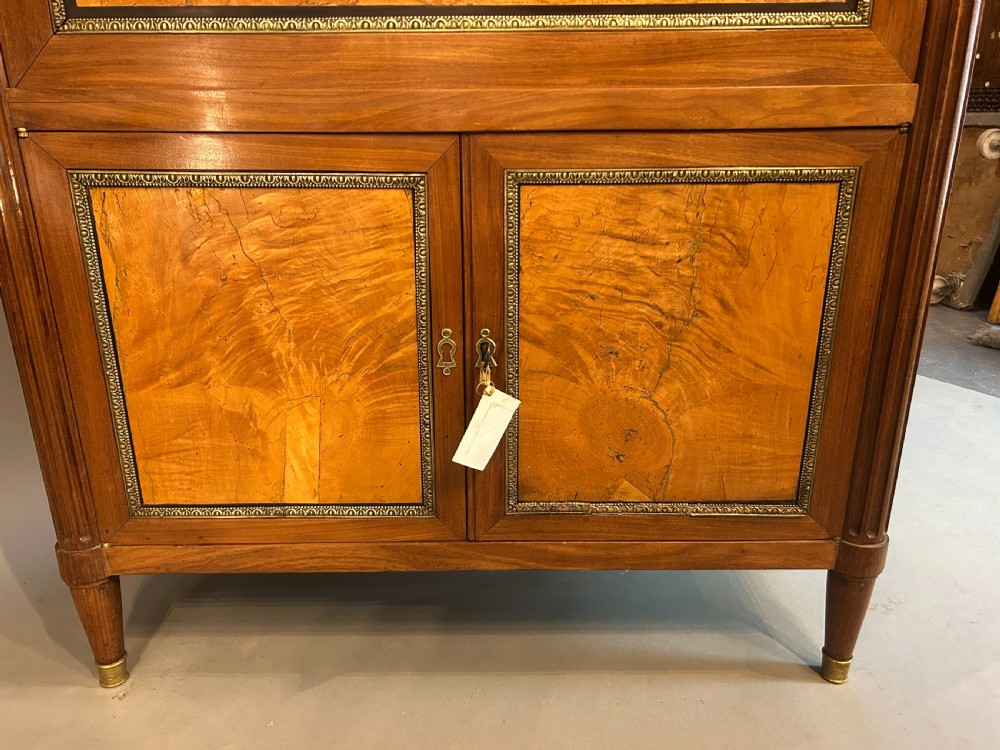 Louis XVI Escritoire Cabinet, Stamped Saunier View V