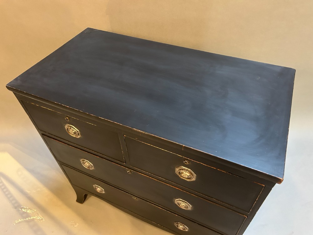 Regency Ebonised Chest Of Drawers View II