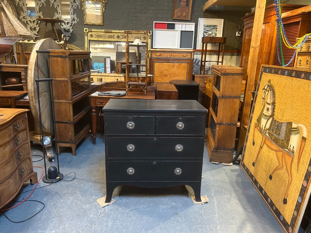 Regency Ebonised Chest Of Drawers View VIII