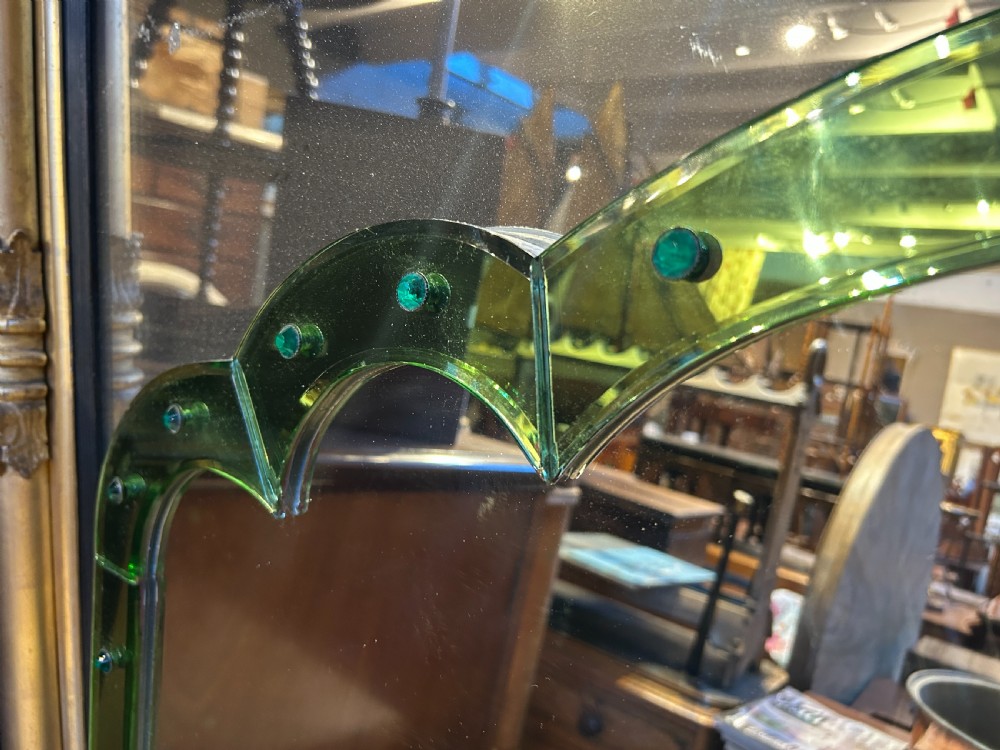 Art Deco Overmantle Mirror View III