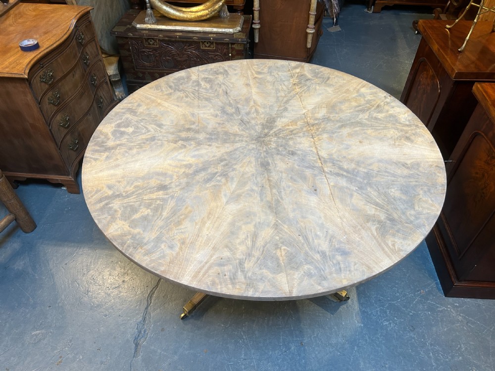 George IV Radial Circular Dining Table View IX