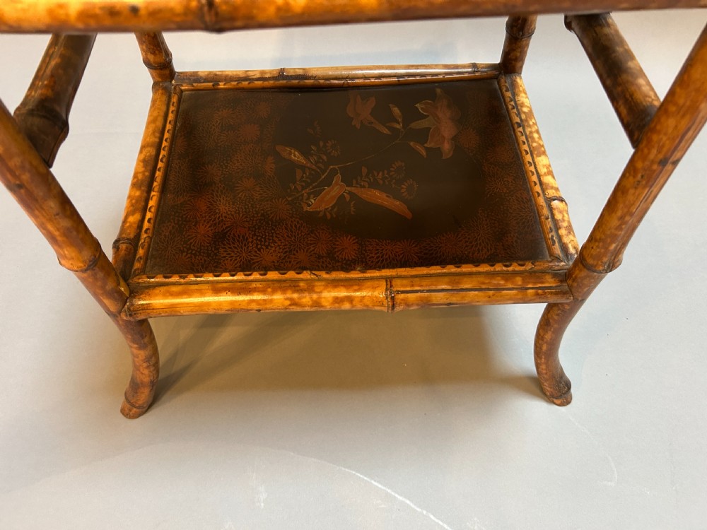 Victorian Bamboo Side Table View IV