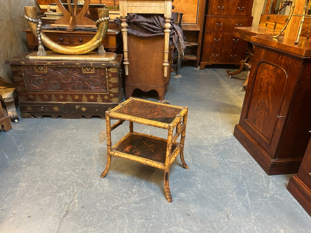 Victorian Bamboo Side Table View V