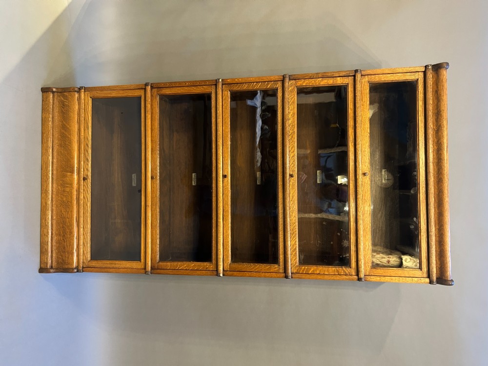globe wernicke oak stacking bookcase View III