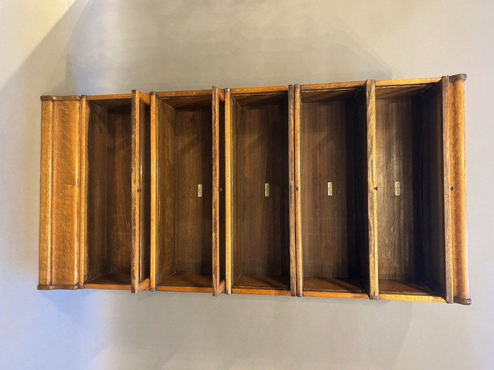globe wernicke oak stacking bookcase View IV
