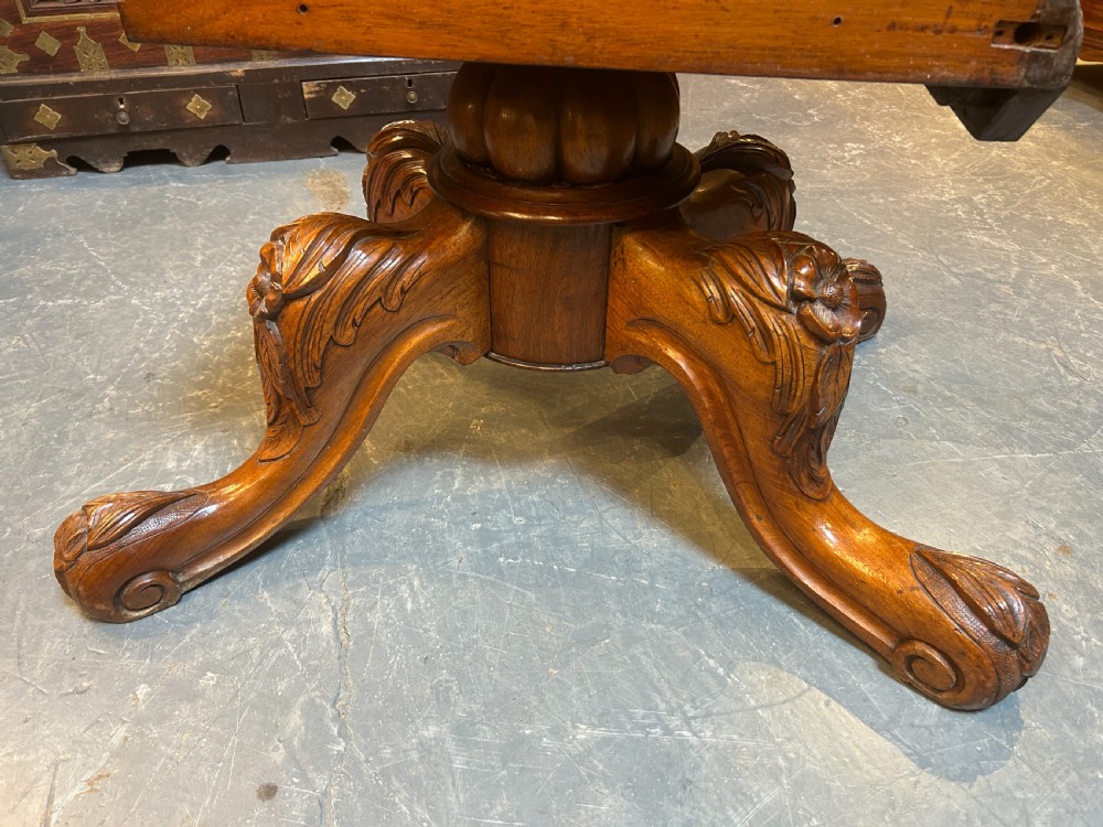 Victorian Oval Walnut Coffee Table View IX