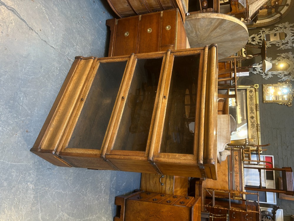 Globe Wernicke Oak Bookcase View V