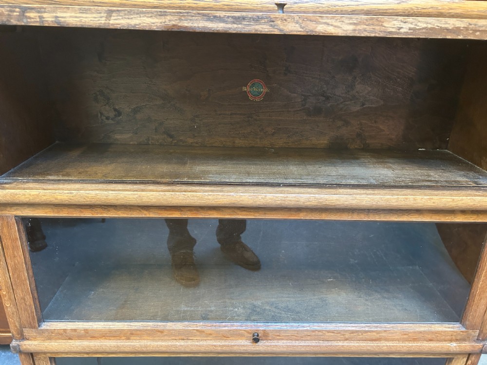 Globe Wernicke Oak Bookcase View VII
