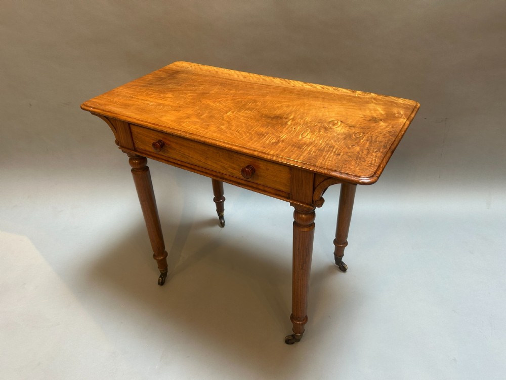 C19th Walnut Side Table, Holland & Son