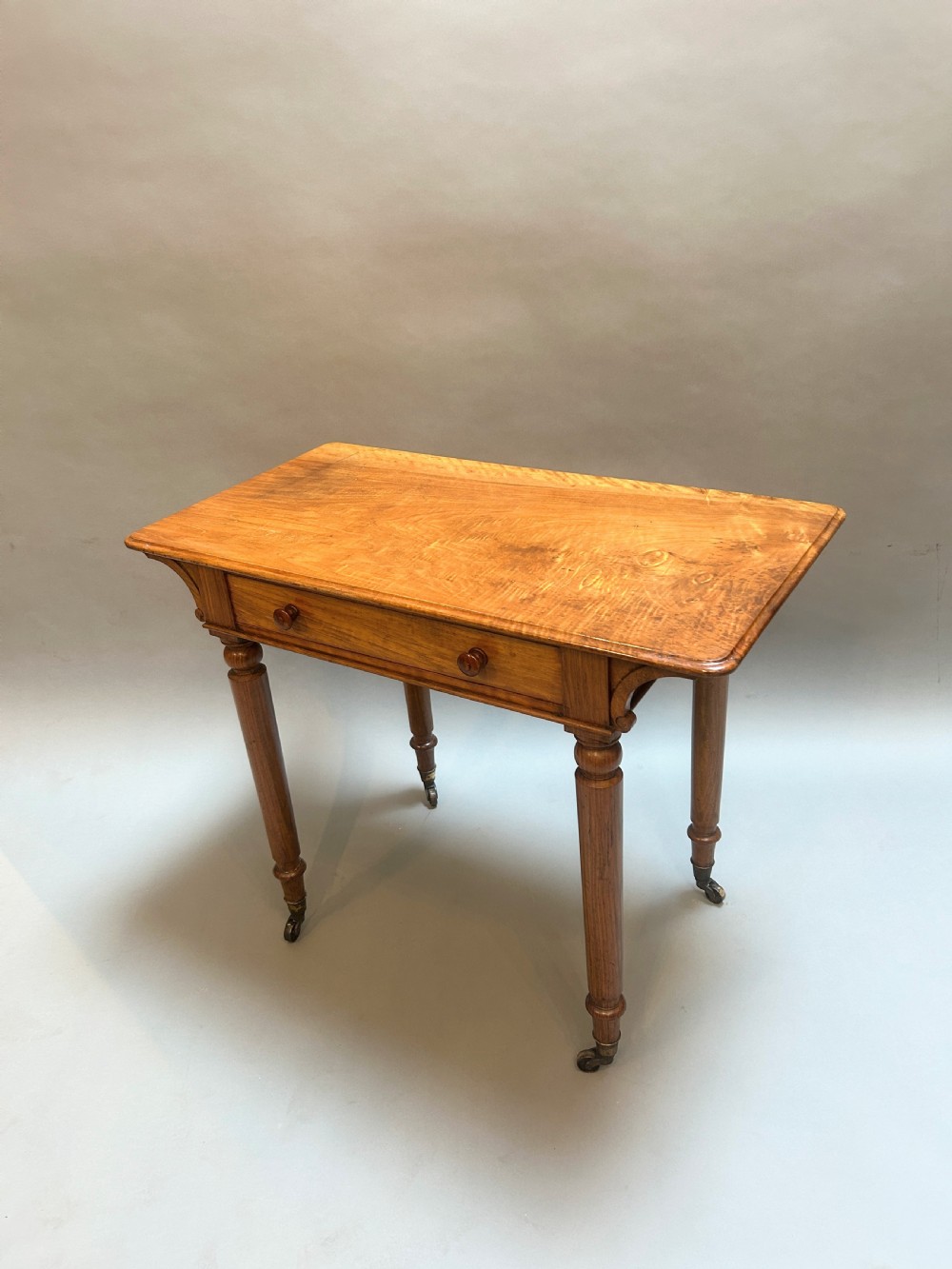 C19th Walnut Side Table, Holland & Son View II