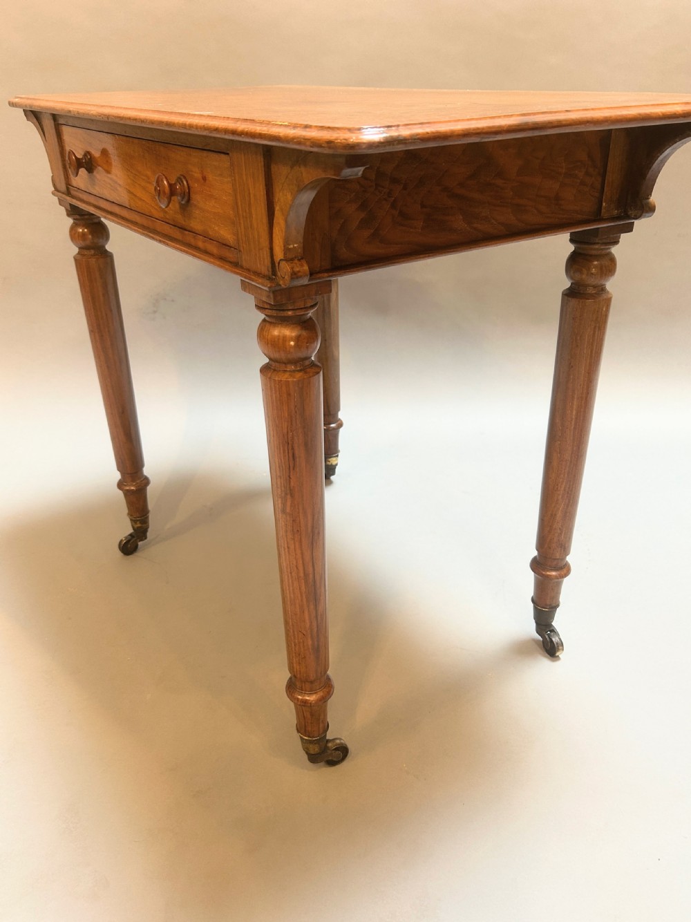 C19th Walnut Side Table, Holland & Son View VIII