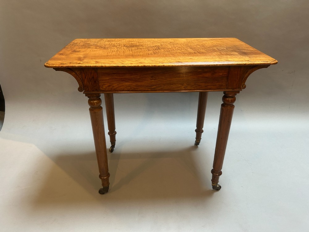 C19th Walnut Side Table, Holland & Son View IX