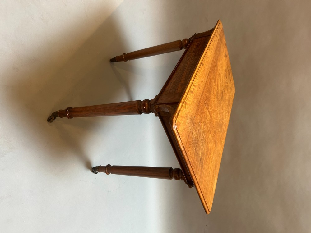 C19th Walnut Side Table, Holland & Son View X