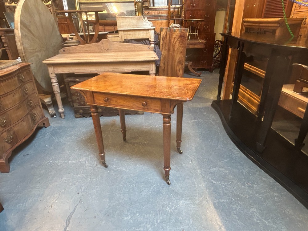 C19th Walnut Side Table, Holland & Son View XI