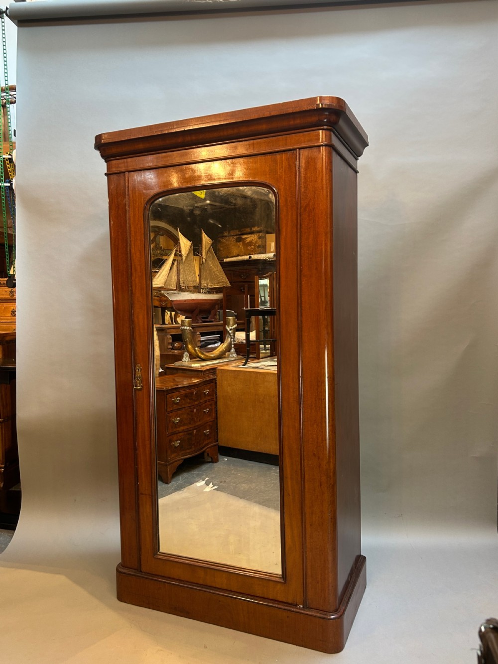 Victorian mahogany wardrobe, Maples