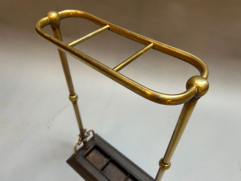 Victorian Brass Stick Umbrella Stand View III