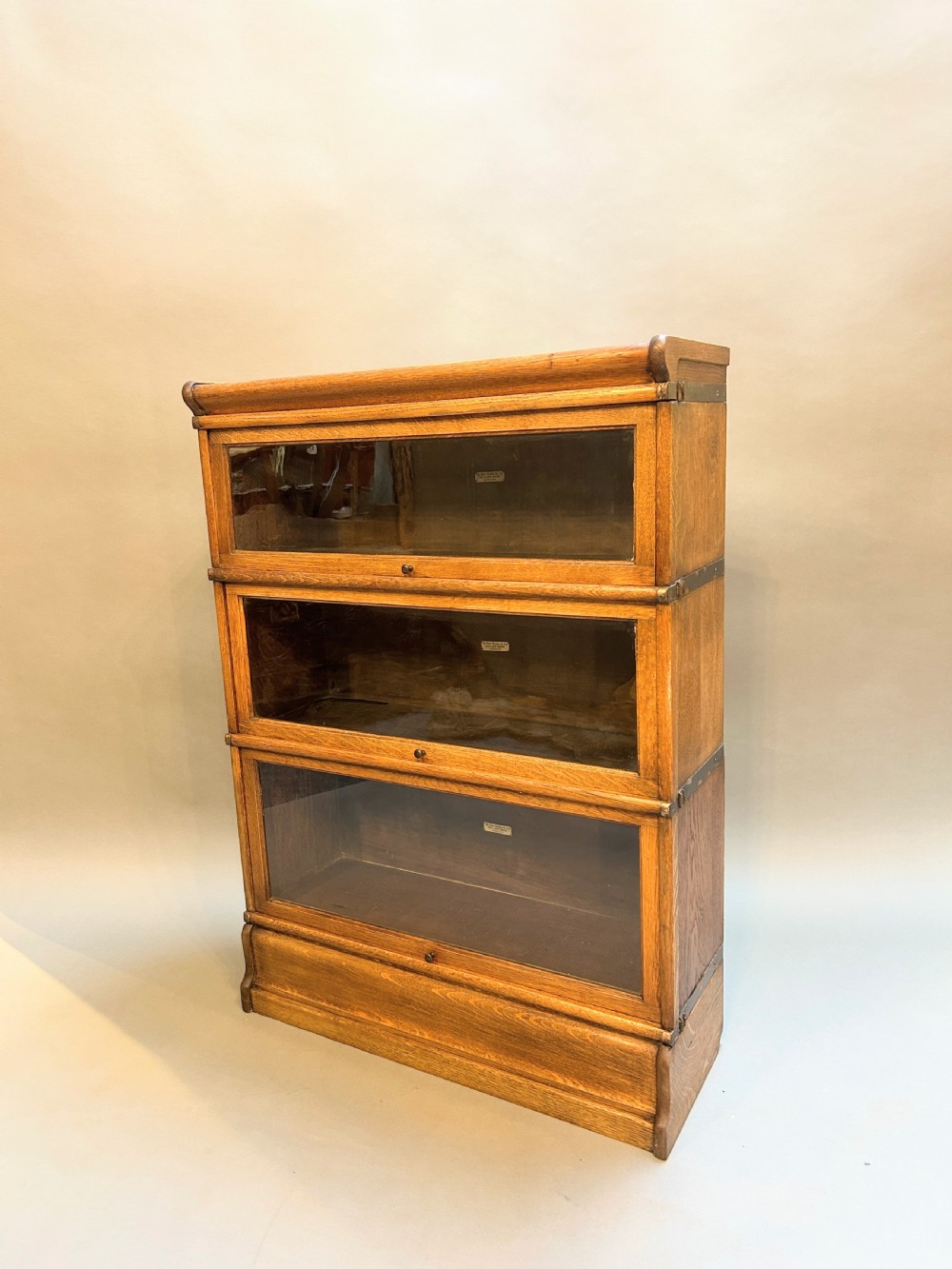 Globe Wernicke Bookcase Of 3 Larger Sections