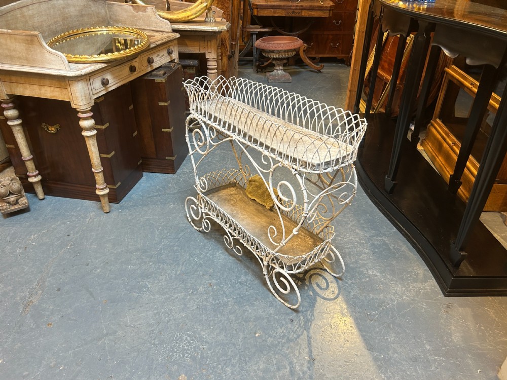 Victorian Wirework Jardiniere planter View VIII