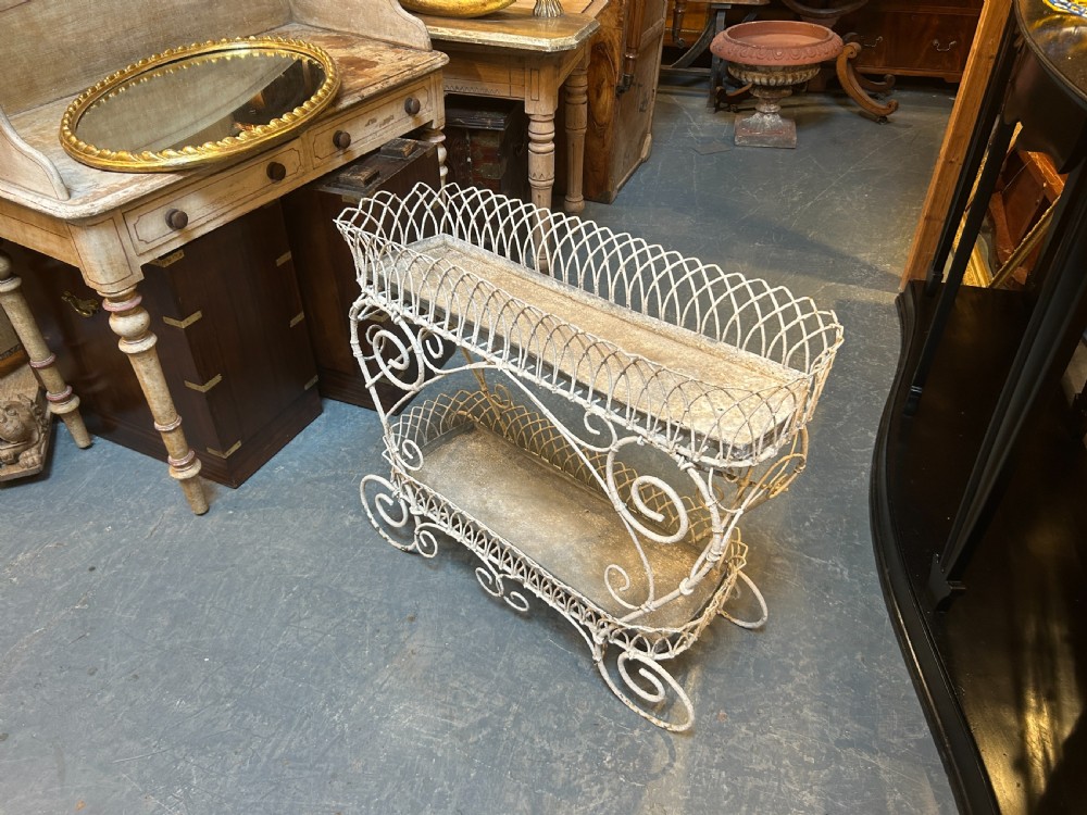 Victorian Wirework Jardiniere planter View X
