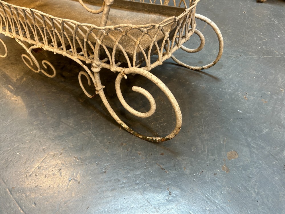 Victorian Wirework Jardiniere planter View XI