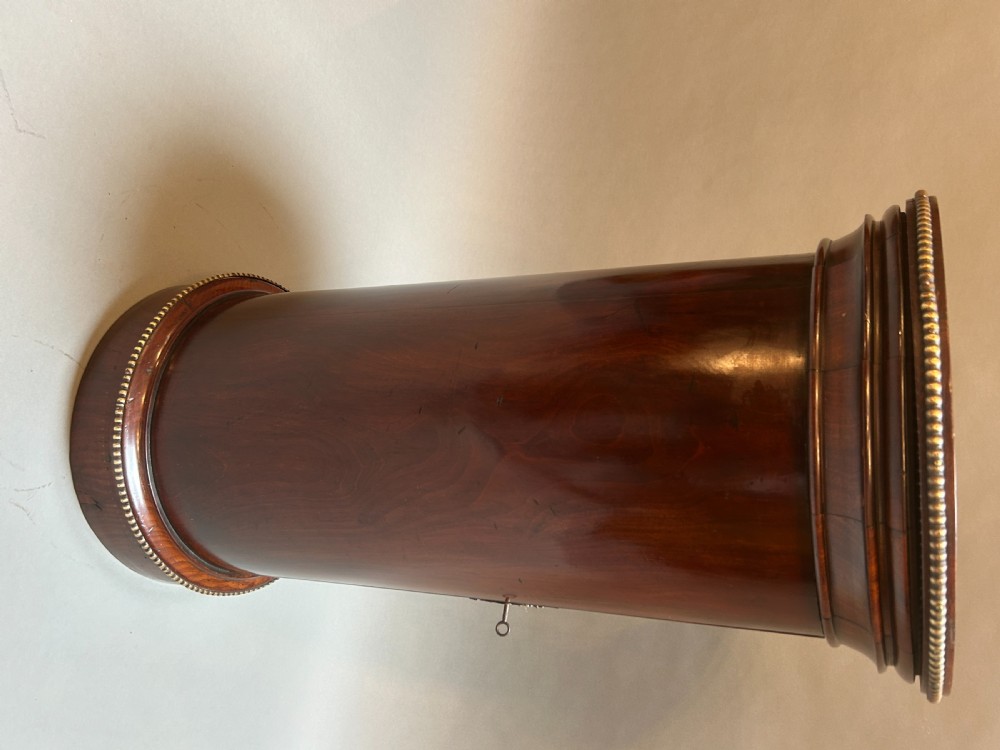 Victorian Mahogany Cylindrical Pedestal Cupboard View VI