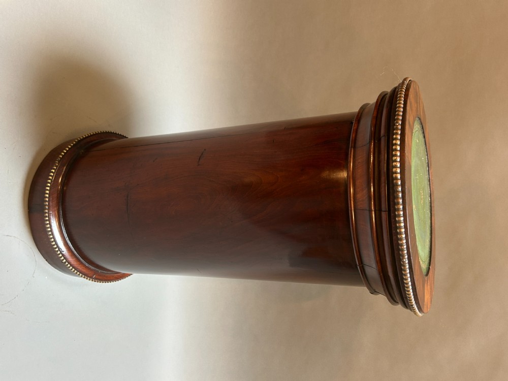 Victorian Mahogany Cylindrical Pedestal Cupboard View VII