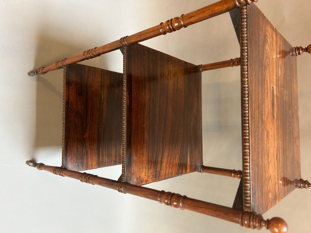 George IV Rosewood  Whatnot etagere View IV