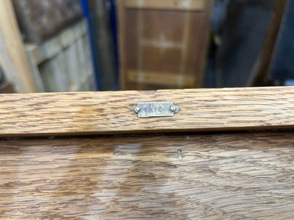 Cotswold School Oak Table , Labelled View II