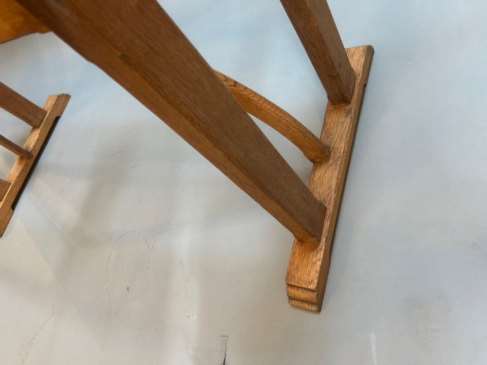 Cotswold School Oak Table , Labelled View IV