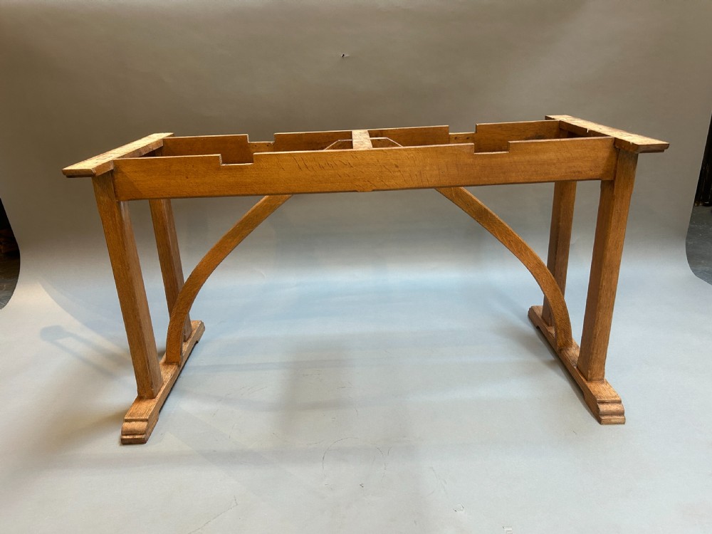 Cotswold School Oak Table , Labelled View VI