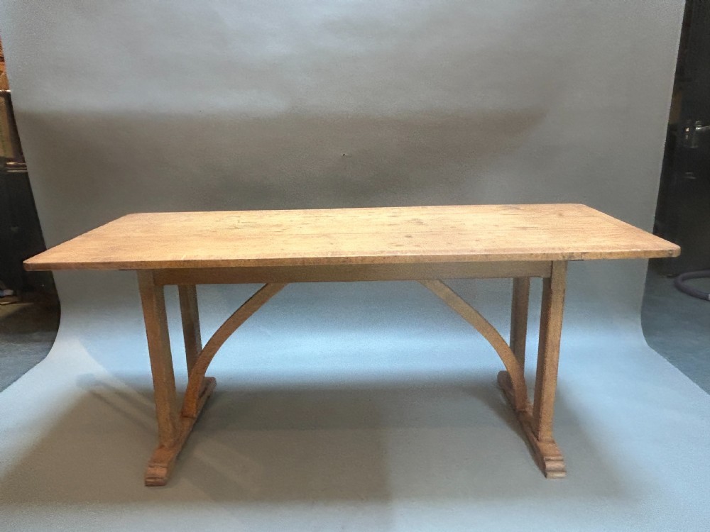 Cotswold School Oak Table , Labelled View VII