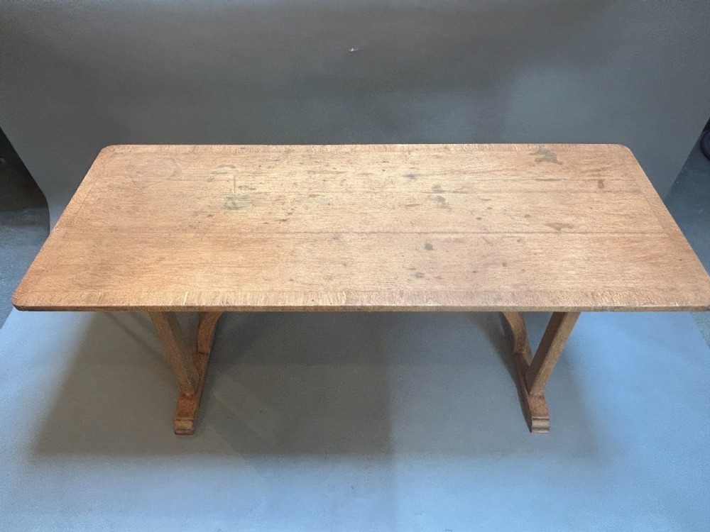 Cotswold School Oak Table , Labelled View VIII