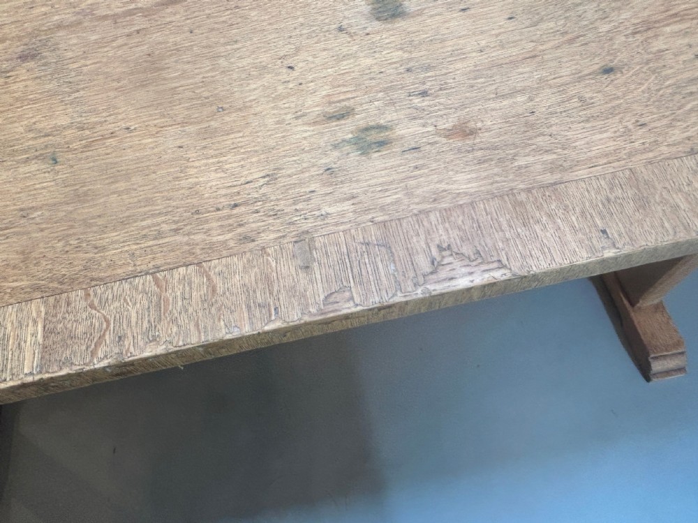 Cotswold School Oak Table , Labelled View XI