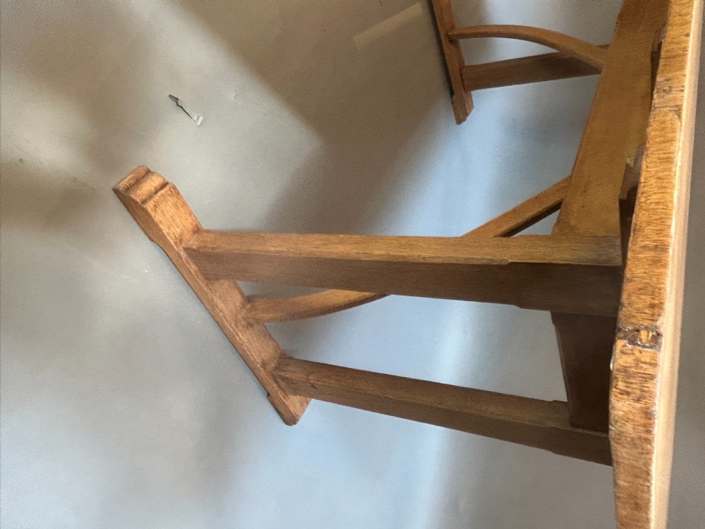 Cotswold School Oak Table , Labelled View XII