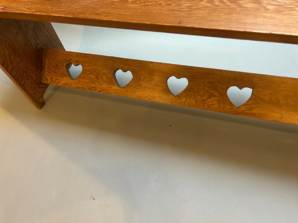 Arts And Crafts Vintage Hall Bench View III