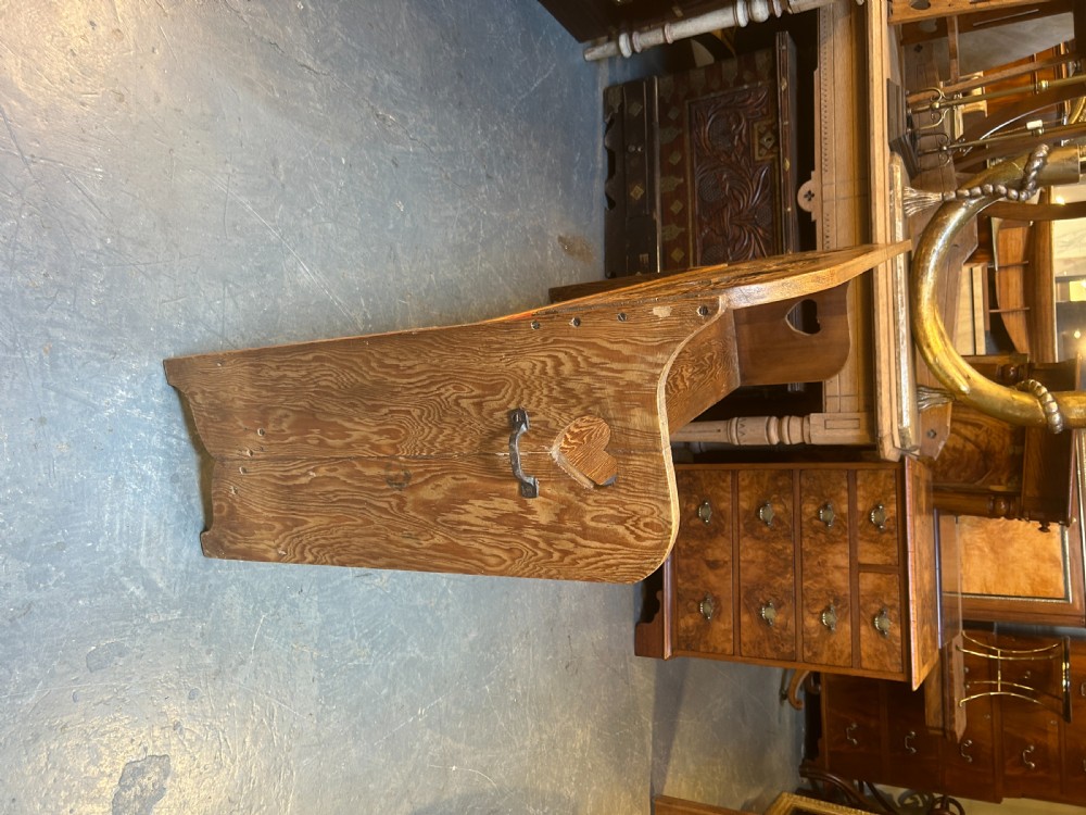 Arts And Crafts Vintage Hall Bench View IX