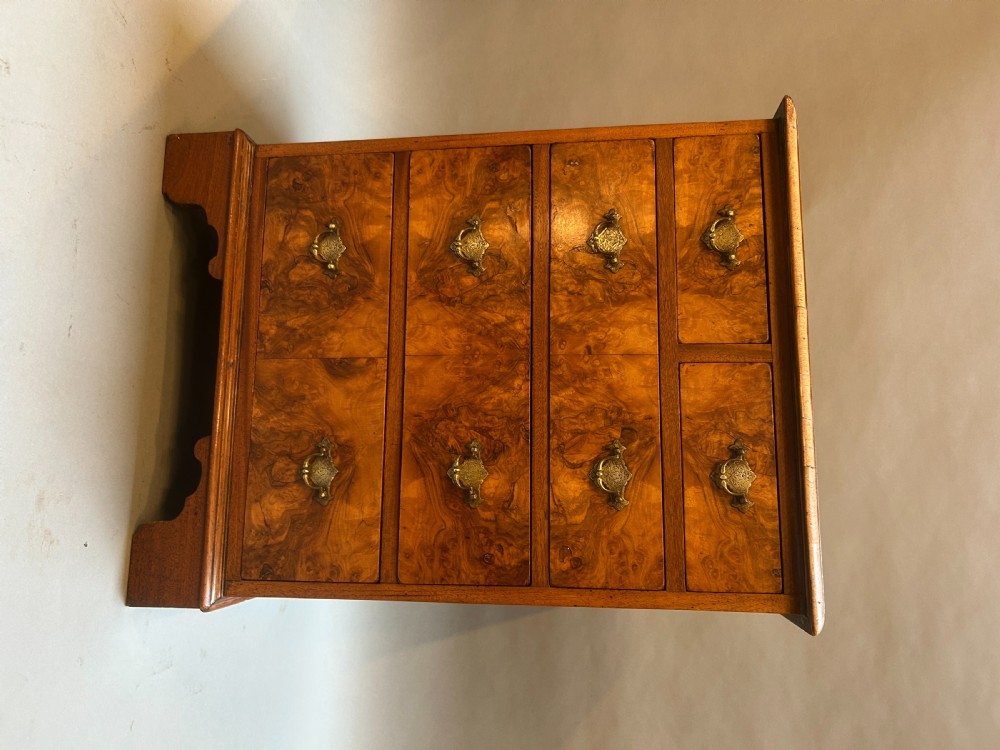 Antique Small Walnut Chest Of Drawers View IV