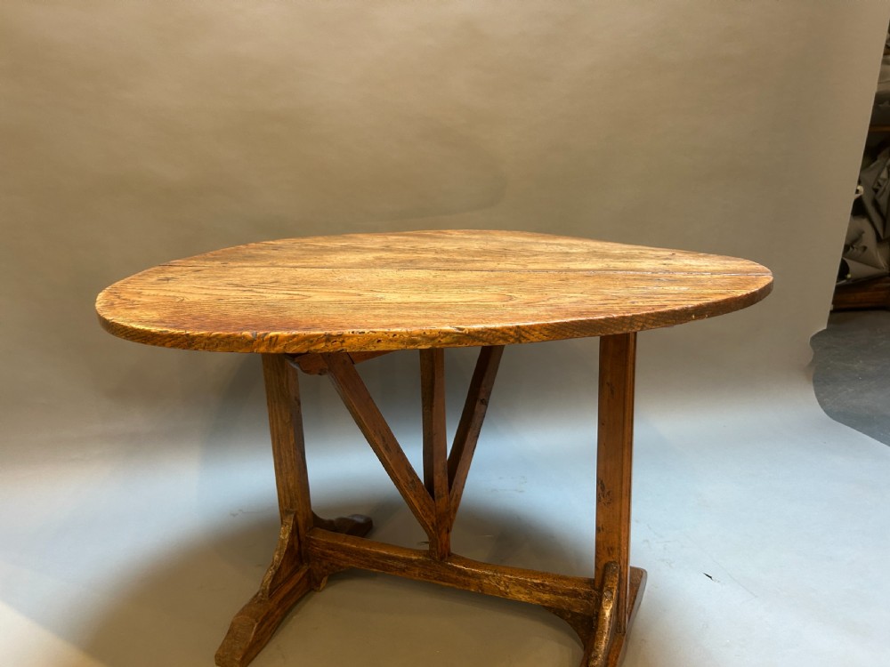 Antique French Vendange Table View VI