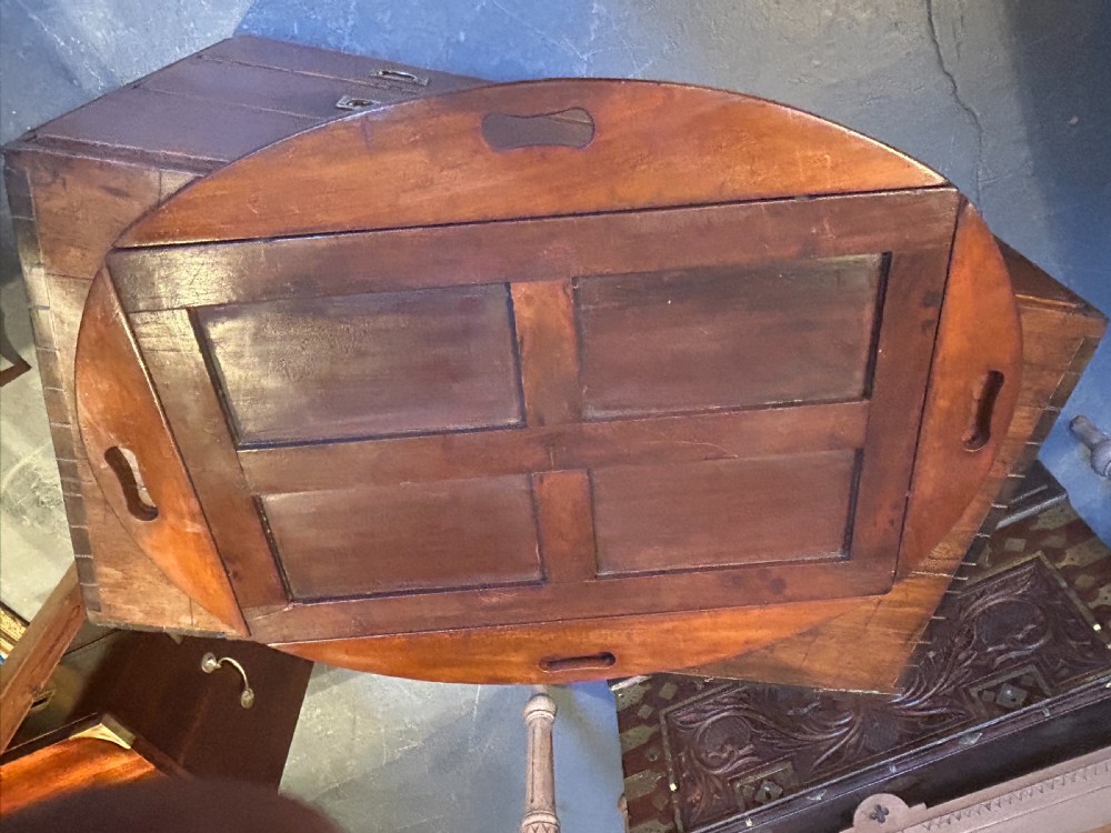 George III Mahogany Butlers Tray View VII